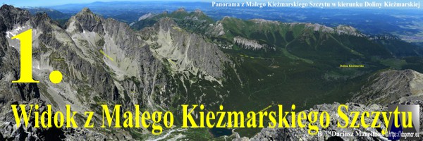 panorama z Małego Kieżmarskiego Szczytu